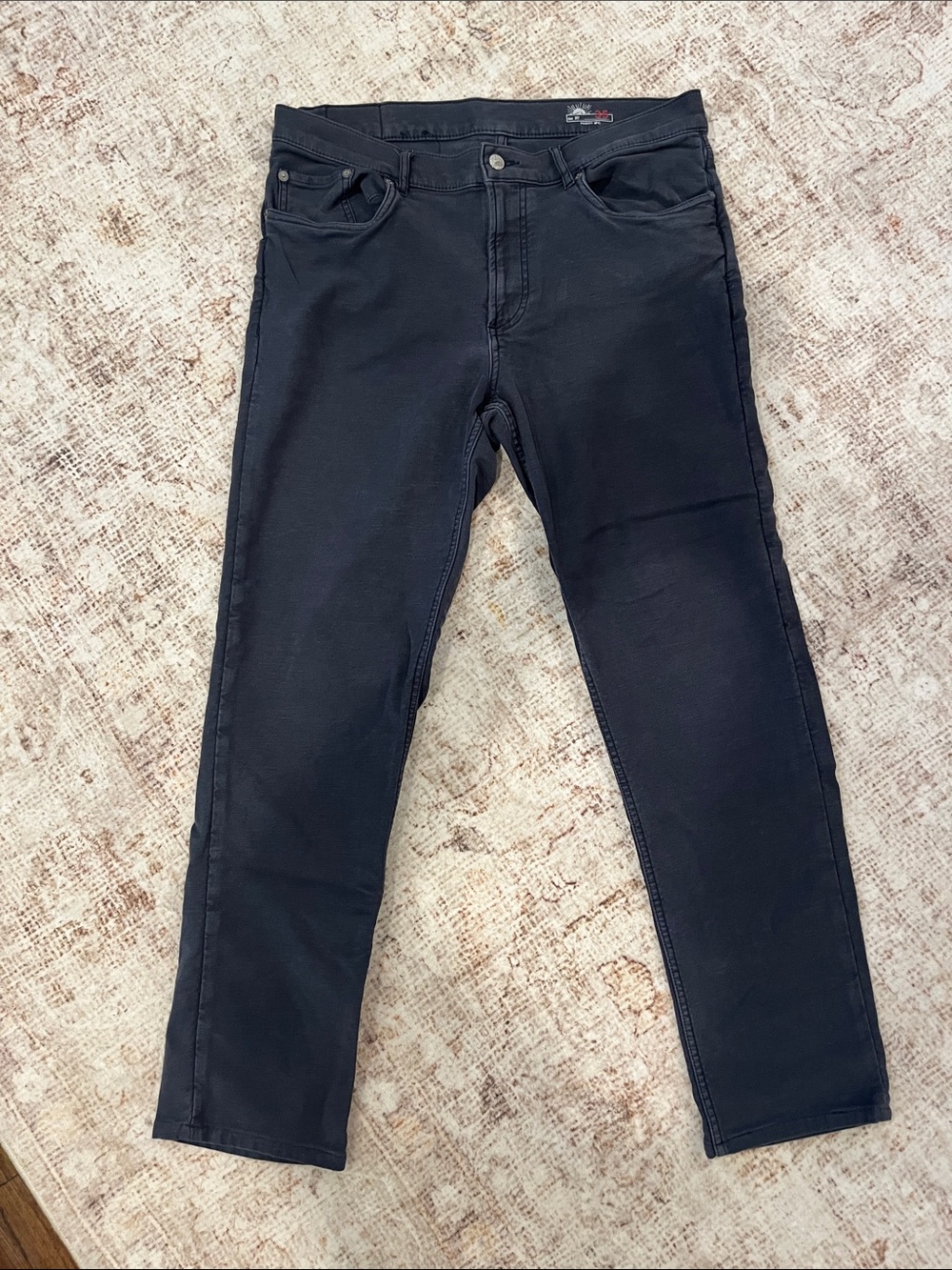 Faherty Men's Slim Straight Jeans - Blue